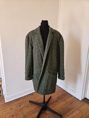 Cartonnier Anthropologie Women's Olive Green Quilted Jacket